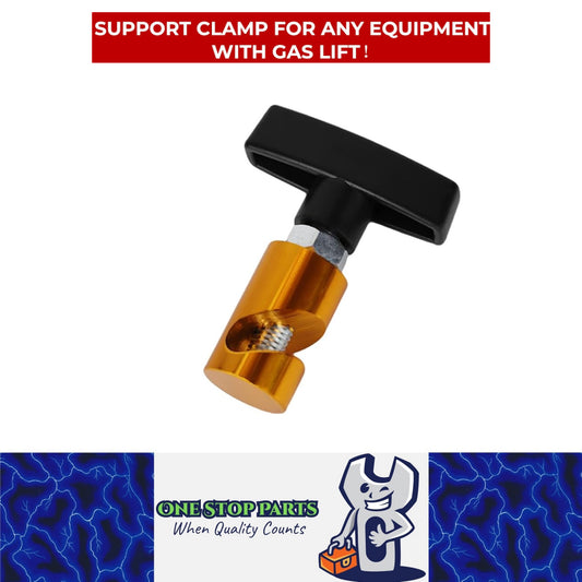 Gold Car Hood Strut Retaining Clip 10mm Lift Support Clamp Prop Trunk Tailgate