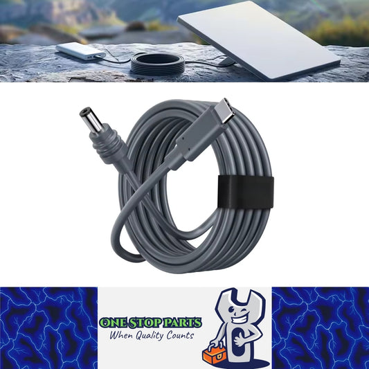 Starlink Cable Mini USB C to DC Power Cable Type C to DC Cable 65W+ PD Max 100W