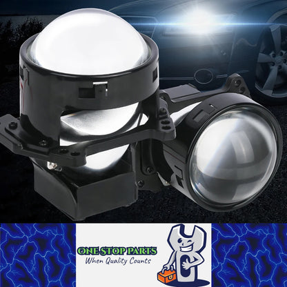 2pcs 3 Inch Bi LED Projector Lens Headlights for Hella LED Lights Projector 120W