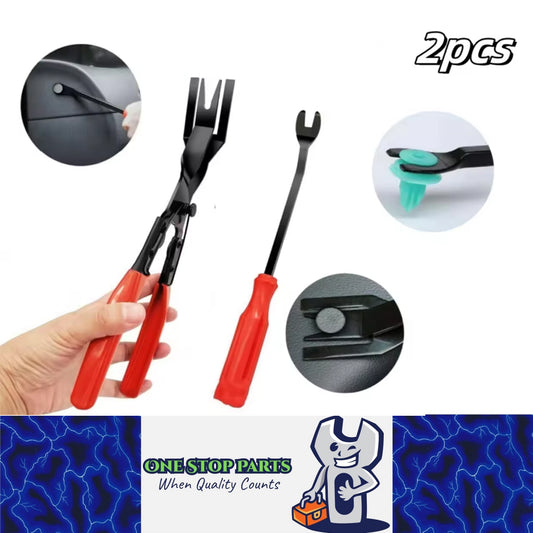 2pcs Panel Clip Removal Plier Headlight Plier Fastener Rivet Removal Tool Puller