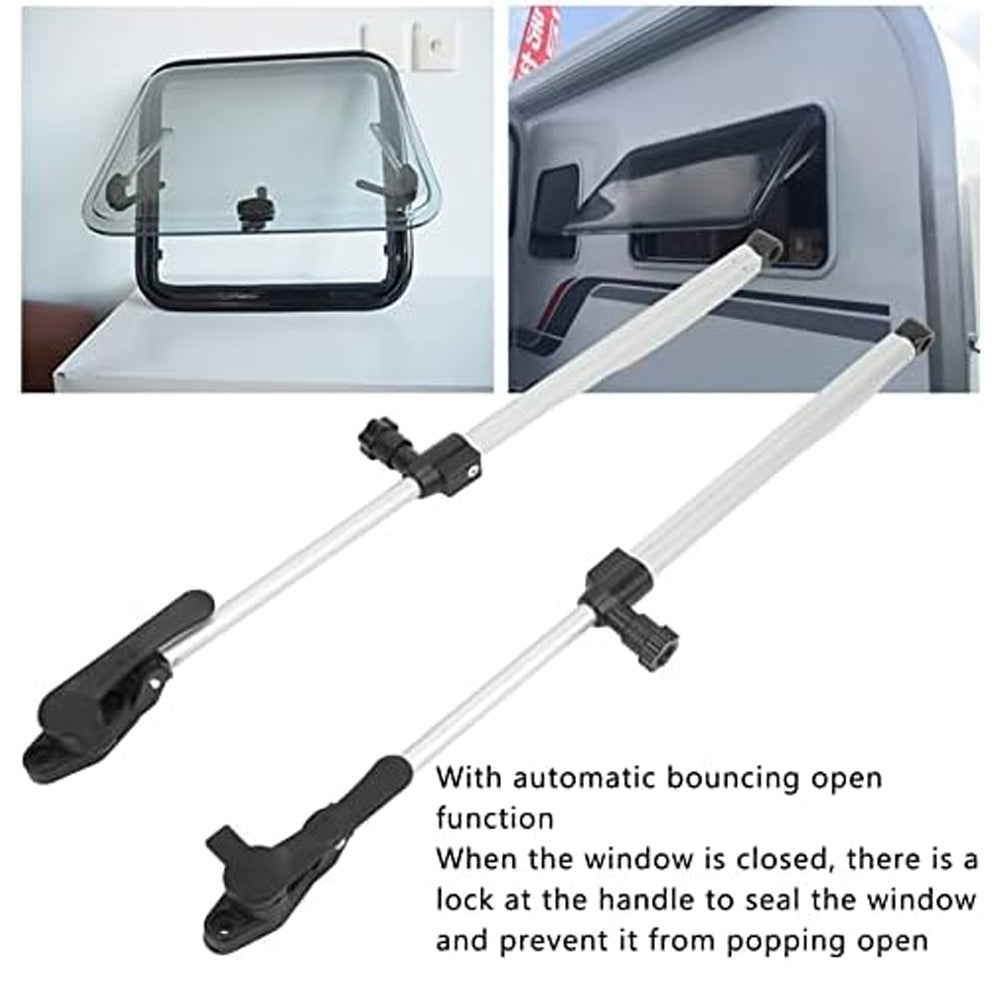 2pcs RV Window Support Rod 310‑435mm Telescopic Alloy Strut for Camper Trailer