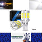 2 x 12V T15 White LED 30x4014smd Globes W16W Canbus Super Bright White LED Bulb