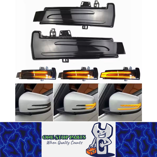 2x Dynamic Turn Signal Led Rearview Mirror Light for Benz A B C E S GLA/K Class