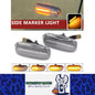 2x Dynamic Turn Signal Light LED Side Marker Lamp for Audi A3 S3 8P A4 RS4 A6 S6