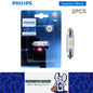 2 x Philips 38mm LED Festoon C5W 12V 6000K White Ultinon Philips 38mm Festoon