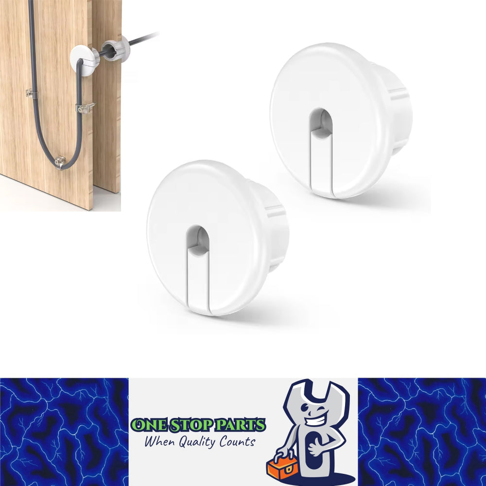 2x White Starlink Cable Routing Grommet Starlink Cable Wall Pass Through Grommet