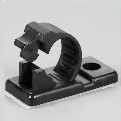 50 x Self-Adhesive Cable Clips ID12mm Wire Clamps Cord Holders Cable Organizer