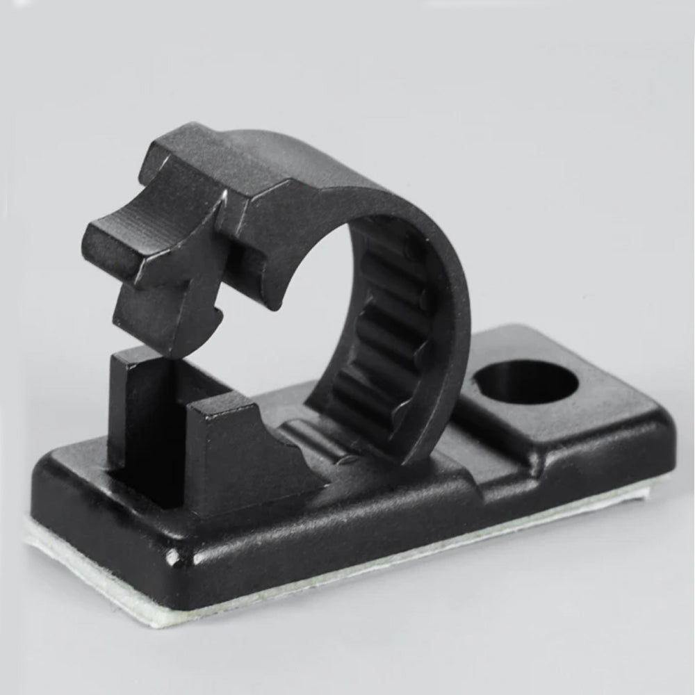 50 x Self-Adhesive Cable Clips ID15mm Wire Clamps Cord Holders Cable Organizer