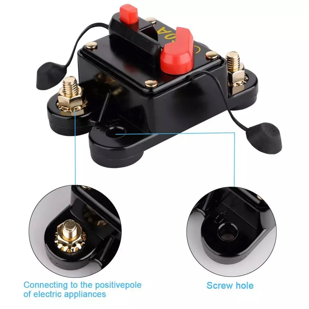 12V 24V 150A Circuit Breaker Manual Reset WaterProof Ideal for 4wd Caravan Boat