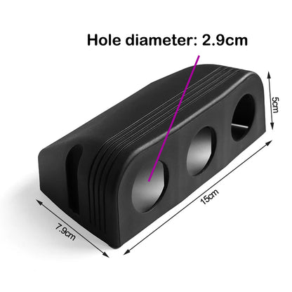 3 Holes USB Socket Tent Panel USB Outlet Tent Panel for Cigarette Lighter Socket