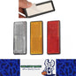 Reflector Adhesive Backing Stick on Reflector 88x35mm Red/White/Yellow 1pc each