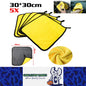 5pcs 30x30cm Microfiber Towel Car Wash Drying Cloth Auto Detailing Cleaning Kit