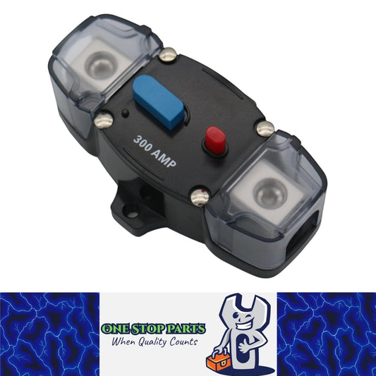 Heavy Duty 12v-48v 300A Inline Circuit Breaker Manual Reset for 4wd Caravan Boat