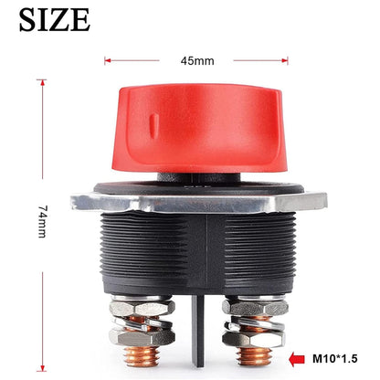 12V-24V 300Amp Heavy Duty Isolator Switch 45mm for Cars Boats 4wd Truck Caravan