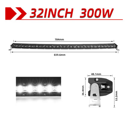 Curved LED Light Bar 840mm 300W Flood Beam Spot Beam Combo LED Work Light Bar
