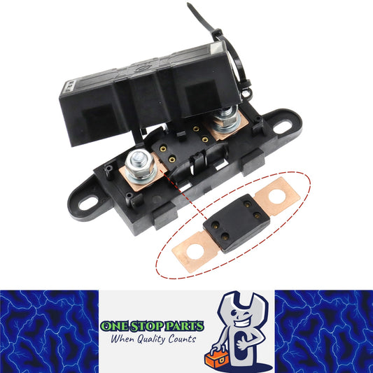ANM Mega Inline Fuse Holder with Bolt On 30-500 Amp Fuse Supplied Offset Mount Holes