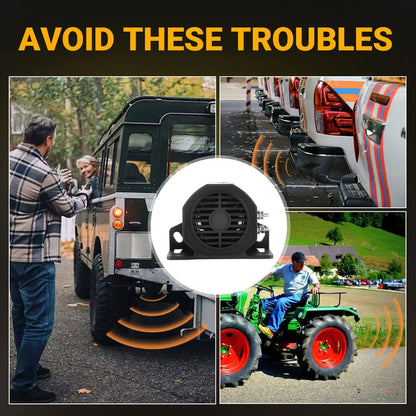 12V-24V 107dB Backup Alarm Siren Beeper Buzzer Horn Warning Car Reversing Alarm