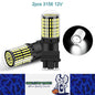 2 x 3156 P27W 12V 2100LM Cool White LED 144SMD 360 degree super Bright (2pcs)