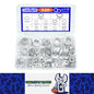 320pcs Aluminum Flat Washers Assortment Kits 12 Sizes M5-M20 Crush Washers