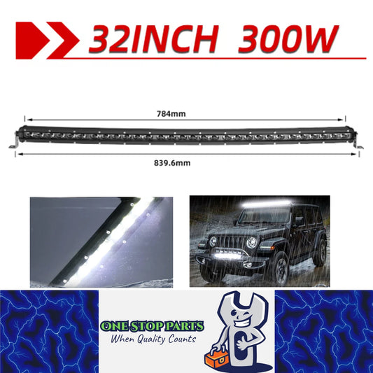 Curved LED Light Bar 840mm 300W Flood Beam Spot Beam Combo LED Work Light Bar