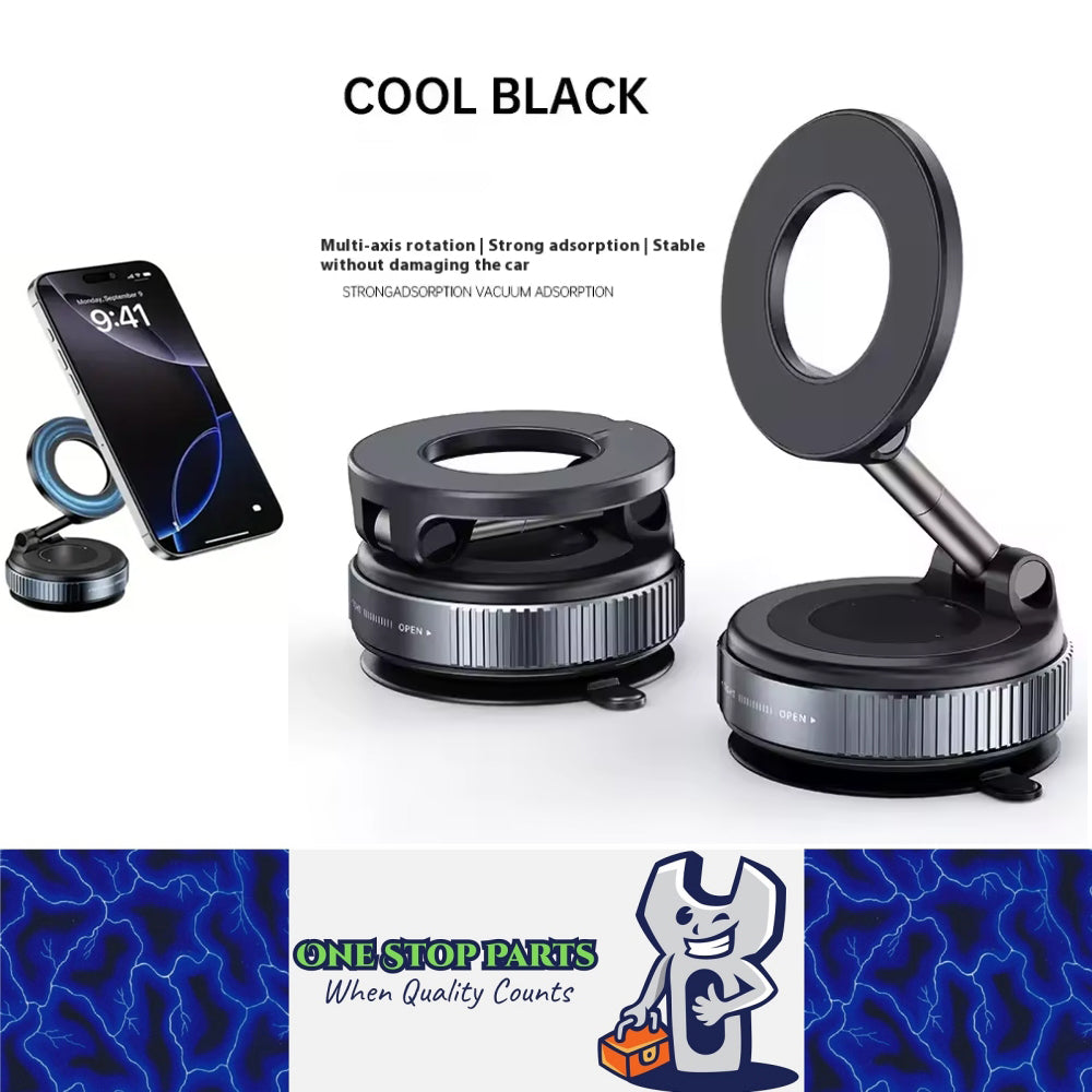 360° Rotating Magnetic Car Phone Holder Foldable & Retractable Cell Phone Stand