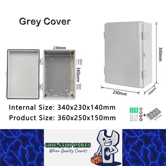 Waterproof Electrical Box 360x250x150mm Plastic Outdoor Enclosure Junction Box