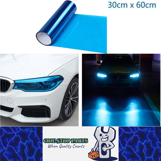 Navy Blue PVC Tint Film Wrap for Headlights and Tail Lamps 30cm x 60cm Film