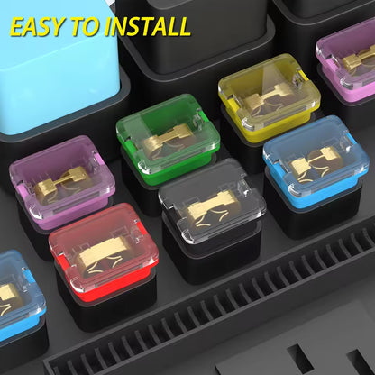 36PCS Jcase Fuse Kit Box shaped Low Profile Car Fuse Block 20/30/40/50/60/80A