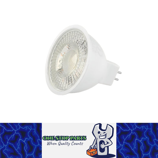MR16 6W LED Spotlight AC/DC 12V-24V 38 Degree 6000K Cold White Downlight