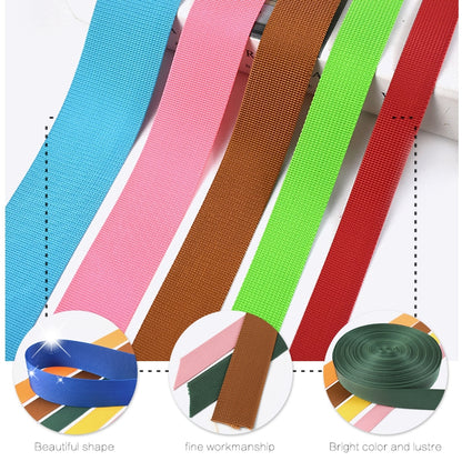 5m x 20mm Red Nylon Webbing Strap Safety Belt Knapsack Bag Leash DIY Crafting