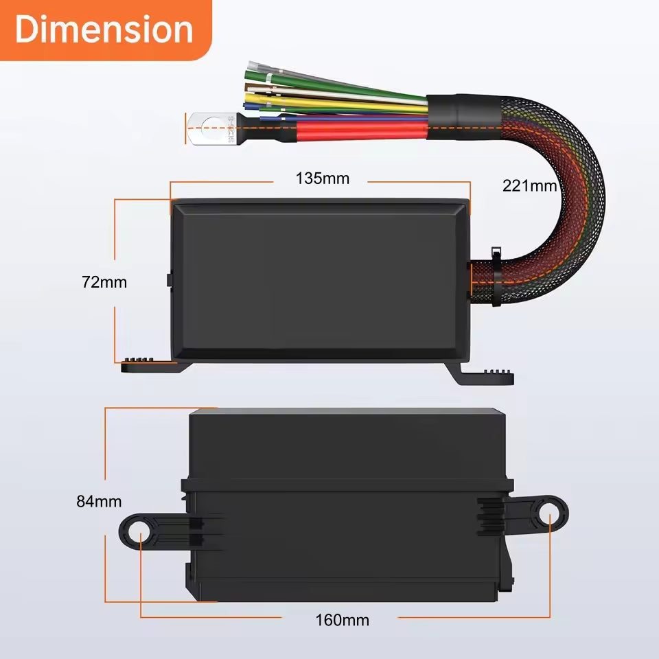 12V 6 Way Relay Box 12AWG Pre-wired 6 Slot Fuse Block ATC/ATO Fuse Relay Holder