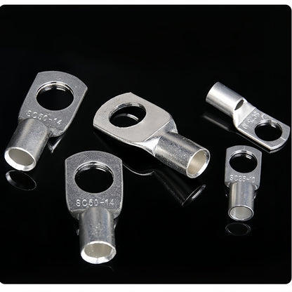 100 x Copper Solder Crimp Eye Terminals Lugs M6 SC6-6 Cable Crimp Eye Terminals