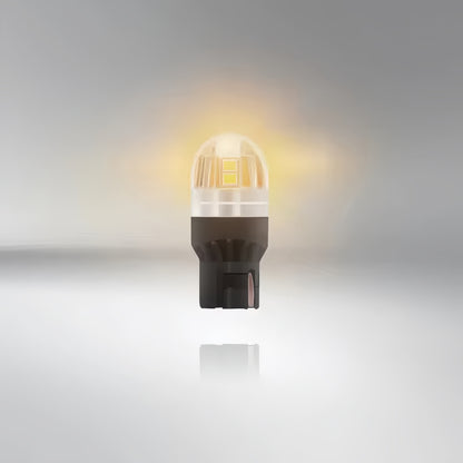 OSRAM T20 7440 LED 12V Yellow WY21W LEDriving SL Advance Osram Orginal T20 Globe