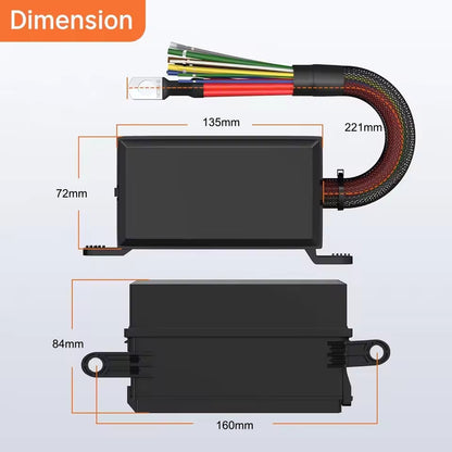 12V 6 Way Relay Fuse Box Waterproof Pre-Wired ATC/ATO Block for Car Marine Boat