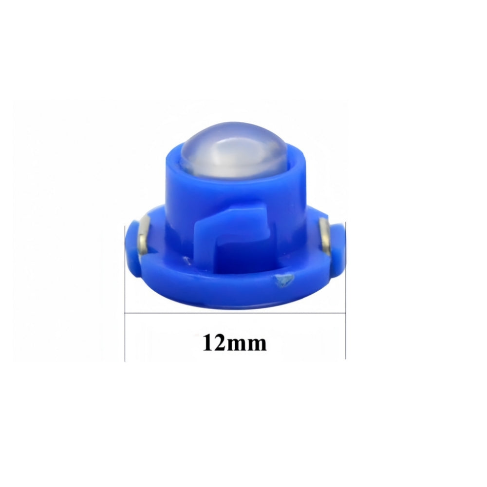 10 x 12v Crystal Blue T4.7 Neo 12mm Base Gel COB offers even spread (10pcs)