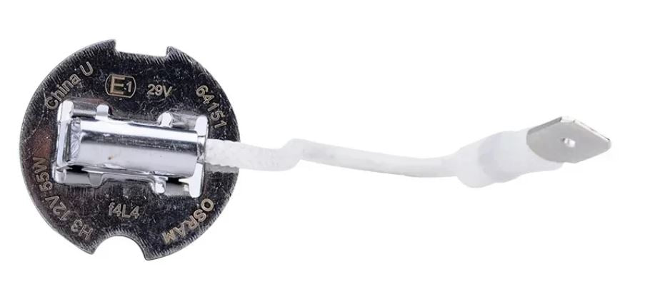 6 x Osram 12v H3 55w Halogen Clear Globes 3200k Classic 64151 (6pcs)