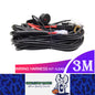 3M 12V 40A 20AWG Wiring Harness Relay Loom Cable Kit for LED Light bar Work Lamp