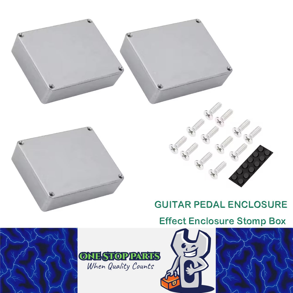 3pcs 1590BB Guitar Pedal Enclosure Aluminum Diecast Stomp Box Case 120x94.5x34MM