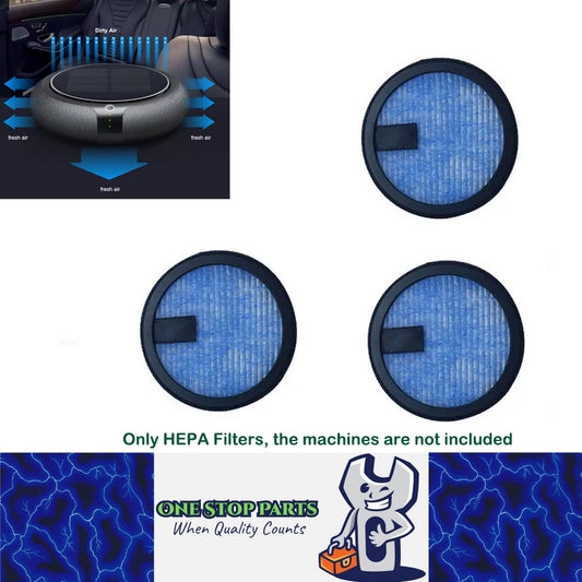3pcs HEPA Filters for Car Air Purifier