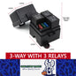 12V Relay Box 3 Way 40A Relay and 3 Way ATC/ATO Fuse Holder with Relay Fuse