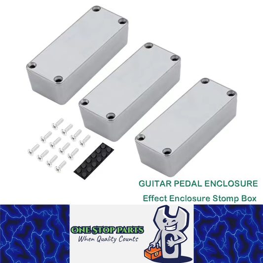 3x 1590A Guitar Pedal Enclosure Aluminum Stomp Box Case 92x38x31mm Guitar Effect
