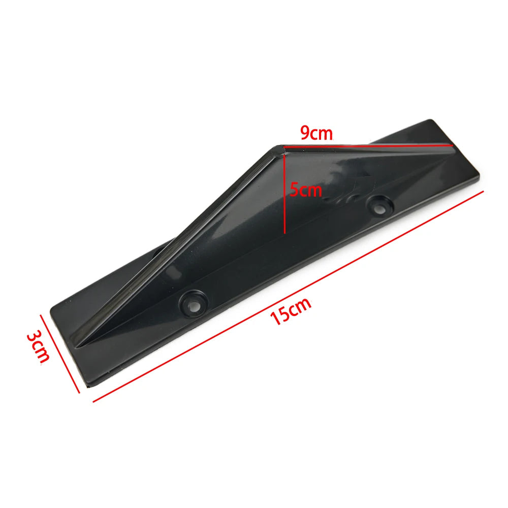 4 x Universal Rear Bumper Diffuser Lip Spoiler Fin Trim for Car Scratch Guard