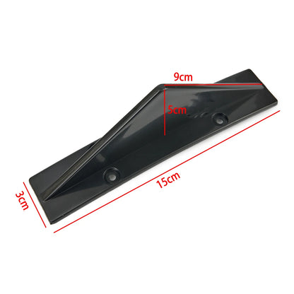 4 x Universal Rear Bumper Diffuser Lip Spoiler Fin Trim for Car Scratch Guard