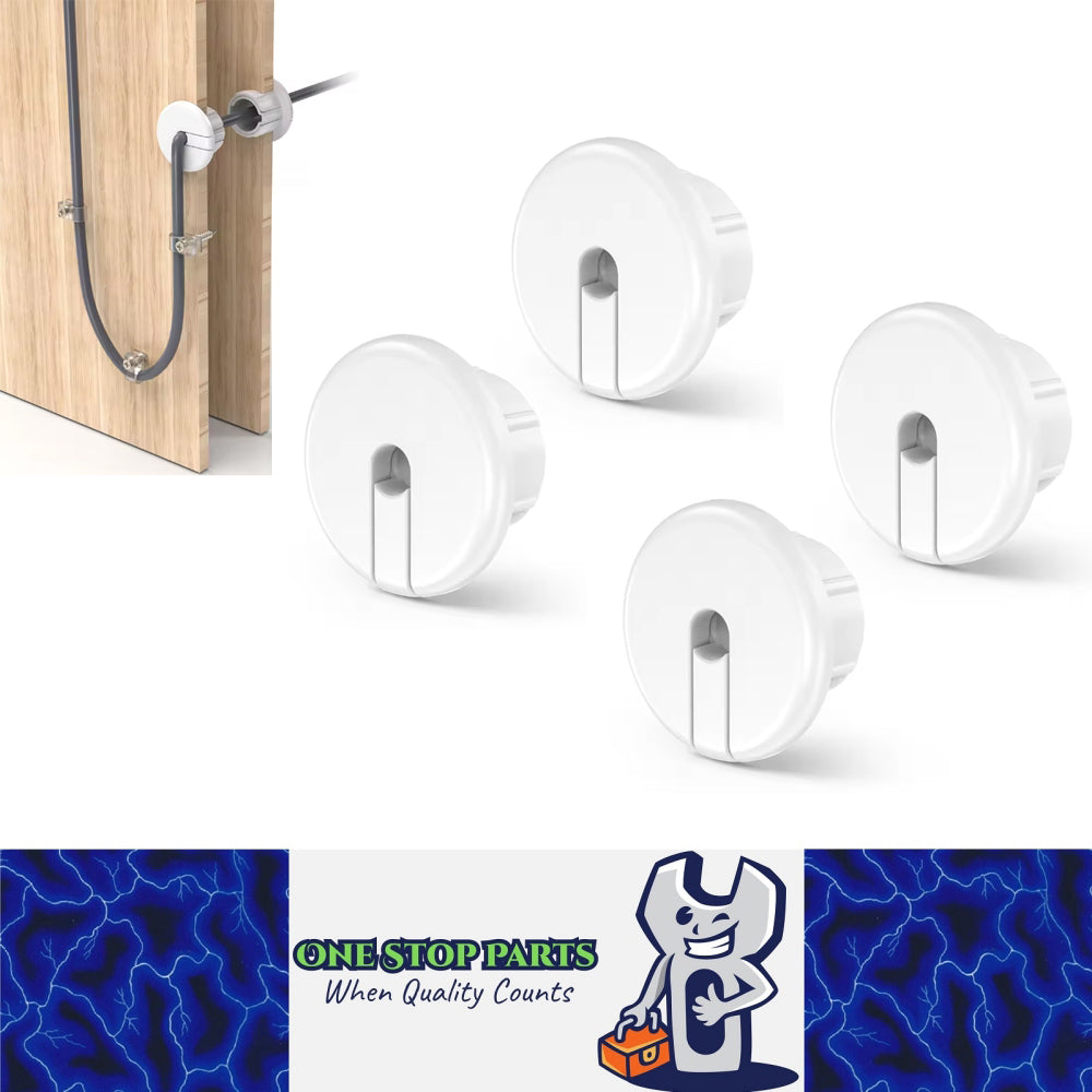 4x White Starlink Cable Routing Grommet Starlink Cable Wall Pass Through Grommet