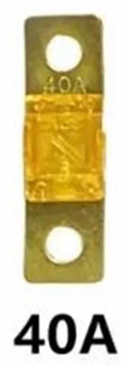 100 x 40A MIDI Fuses ANS 40Amp Fuses 41mm x 12mm 4wd Caravan Fuses 100pcs