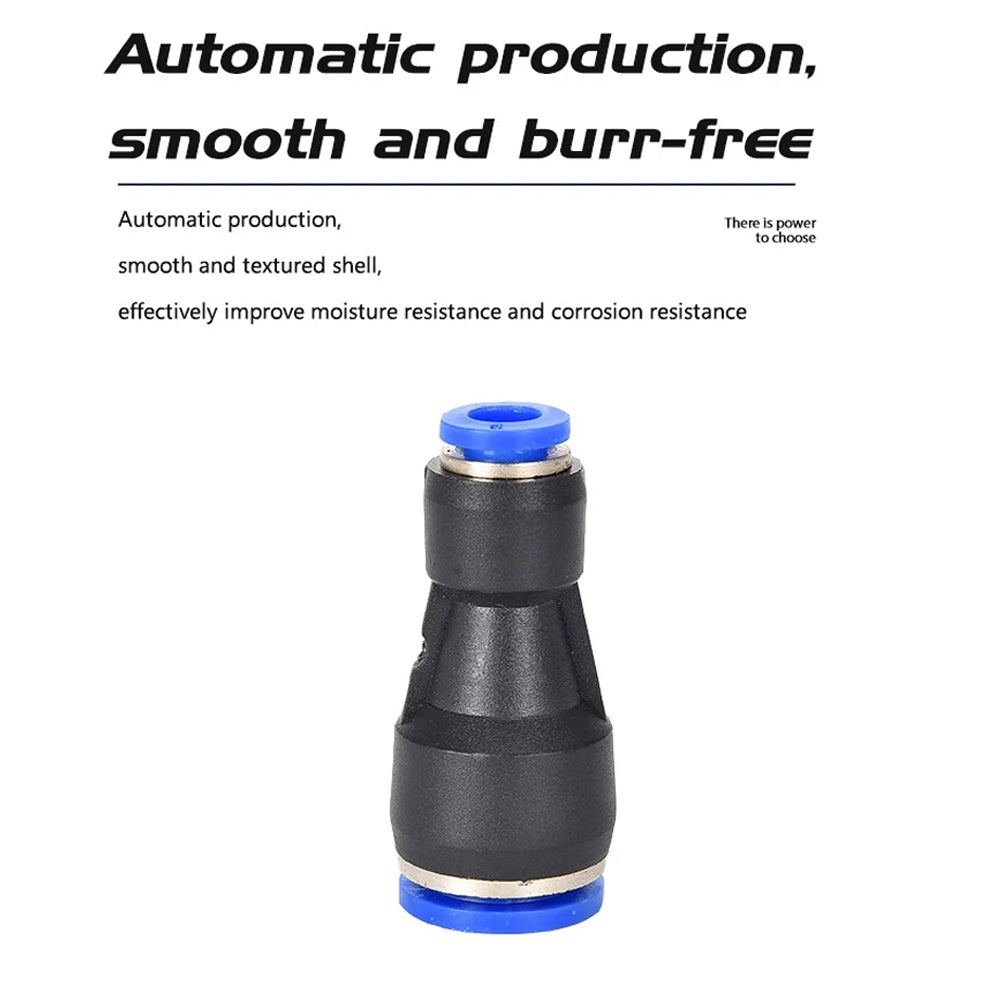 40pcs Air Straight Pneumatic Fittings PG Series Connectors OD 4/6/8/10/12mm