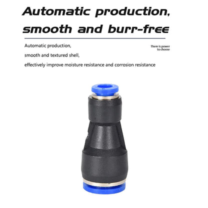40pcs Air Straight Pneumatic Fittings PG Series Connectors OD 4/6/8/10/12mm