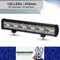 1pc LED Light Bar 120LEDs 432mm Flood Beam Spot Beam Combine LED Work Light Bar