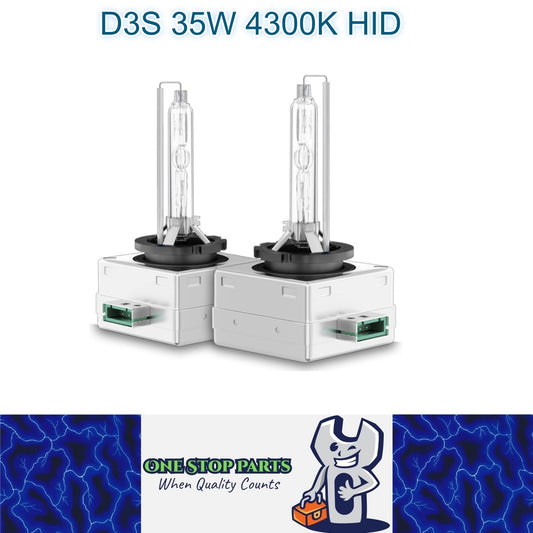 Pair 12v 35w D3S 4300K HID Globes with Ballast attached 4300k Colour D3S HID 2pc