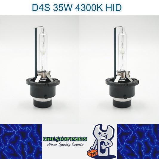 2 x D4S HID XENON globes 4300k Super Bright Quality D4S HID Bulbs (2pcs)